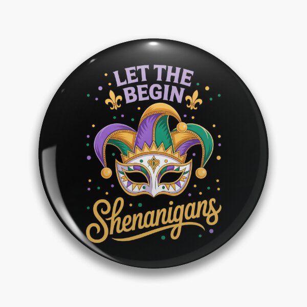 Item preview, Let The Shenanigans Begin Mardi Gras  designed and sold by EllenJast.