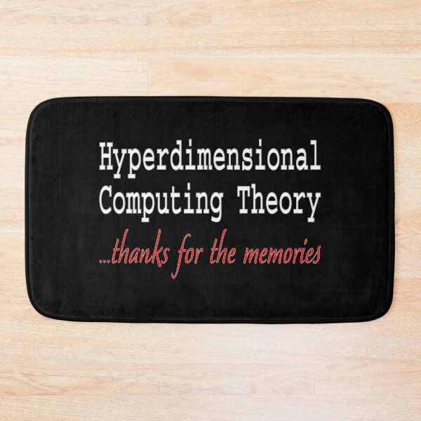 Item preview, Hyperdimensional Computing Theory. designed and sold by UltraQuirky.
