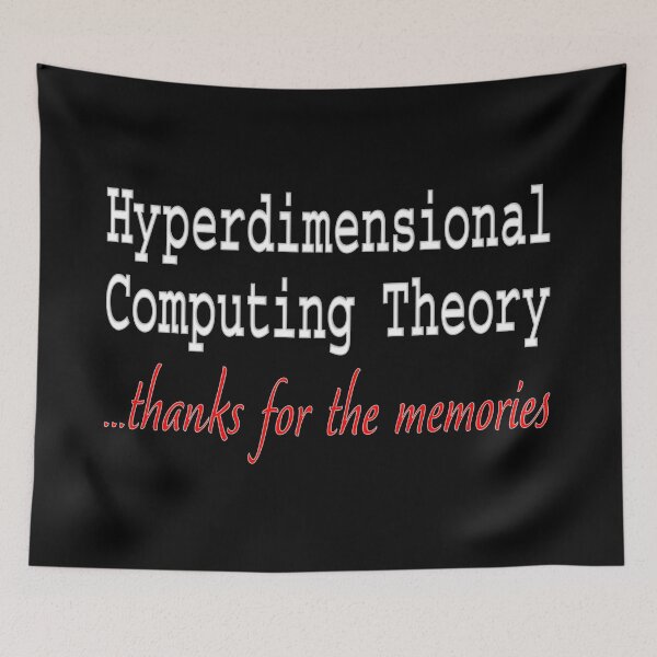 Item preview, Hyperdimensional Computing Theory. designed and sold by UltraQuirky.