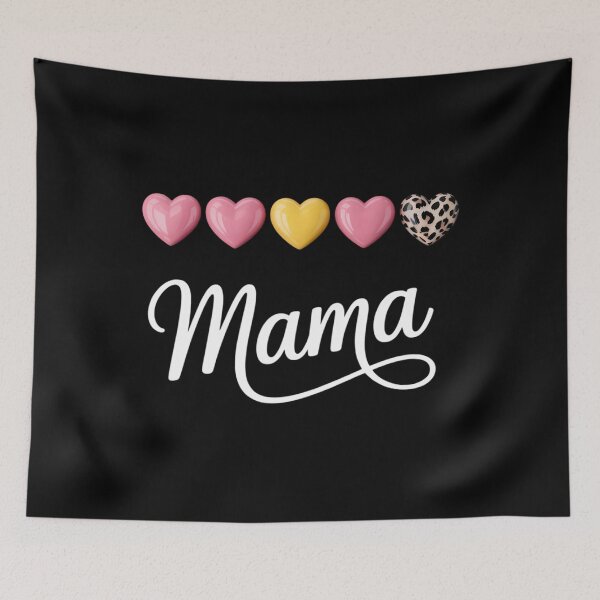 Item preview, Mama Hearts Cool Mother Cute Mother's Day  designed and sold by EllenJast.