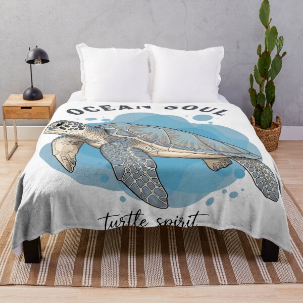 Item preview, Ocean Soul Turtle Spirit Watercolor Sketch Style designed and sold by zoughlal.