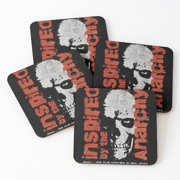 Item preview, Voices In My Head Anarchy Punk Skull Gritty Grunge Graphic Design designed and sold by GenZFashion000.