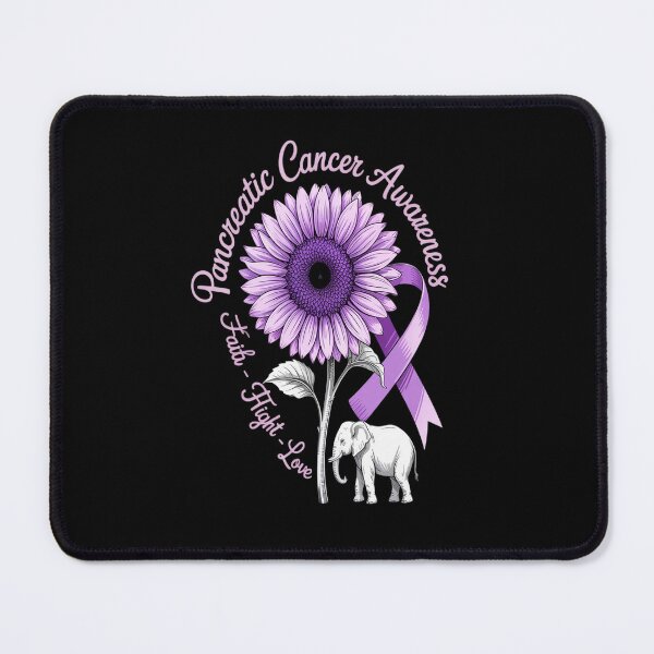 Item preview, Cancer Fight Support Purple Ribbon Gift Pancreatic Cancer designed and sold by KonopikaaArt.