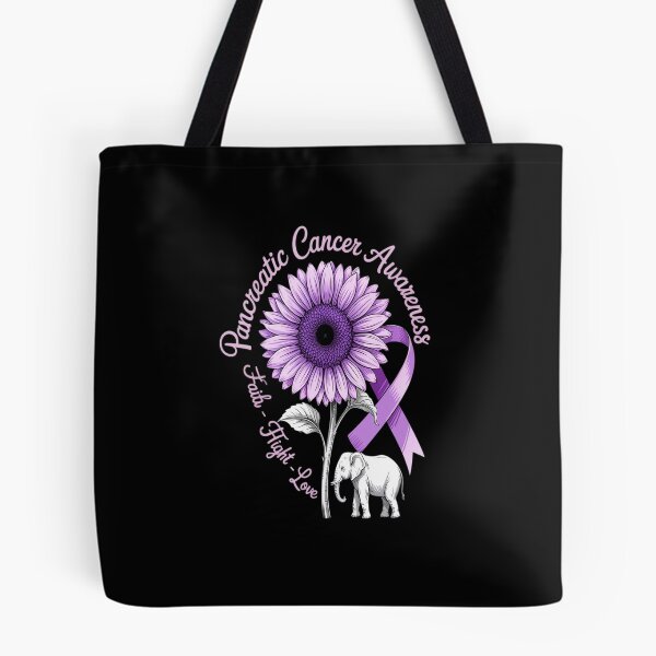 Item preview, Cancer Fight Support Purple Ribbon Gift Pancreatic Cancer designed and sold by KonopikaaArt.