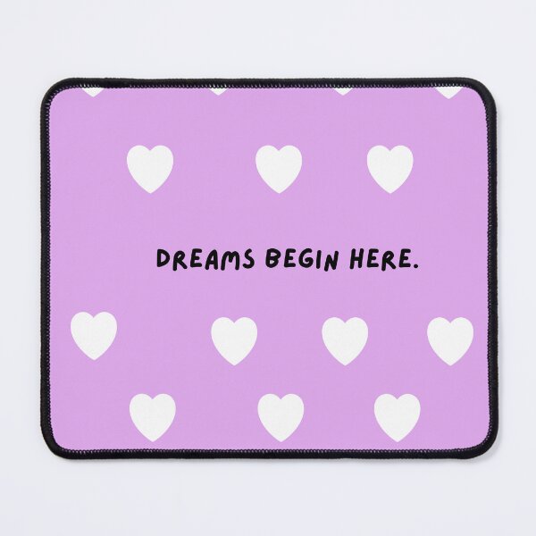 Item preview, Dreams Begin Here – Minimal Quote Journal Cover designed and sold by Dreamena.