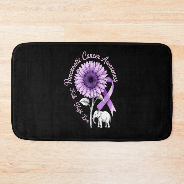 Item preview, Cancer Fight Support Purple Ribbon Gift Pancreatic Cancer designed and sold by KonopikaaArt.