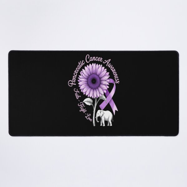 Item preview, Cancer Fight Support Purple Ribbon Gift Pancreatic Cancer designed and sold by KonopikaaArt.