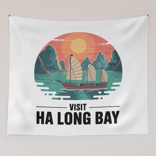 Item preview, Vintage Ha Long Bay Adventure designed and sold by Blok45.