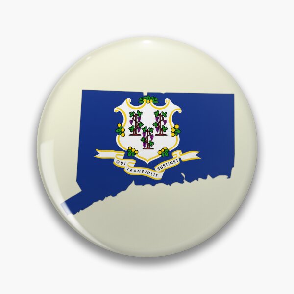Item preview, Connecticut State Pride, Classic Flag Map Silhouette designed and sold by mashmosh.