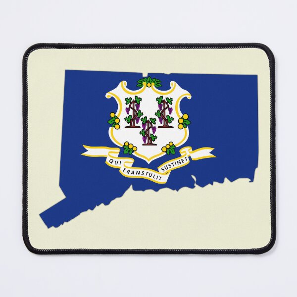 Item preview, Connecticut State Pride, Classic Flag Map Silhouette designed and sold by mashmosh.