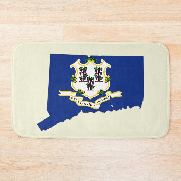 Item preview, Connecticut State Pride, Classic Flag Map Silhouette designed and sold by mashmosh.