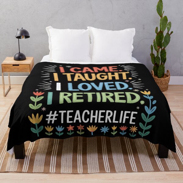 Item preview, I Came I Taught I Loved I Retired Teacher Life Retirement designed and sold by Libbysharts.