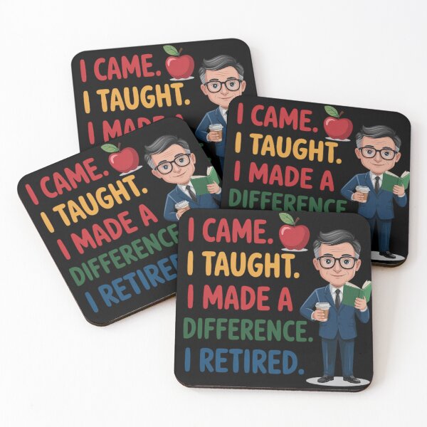 Item preview, I Came I Taught I Made A Difference I Retired Teacher designed and sold by Libbysharts.