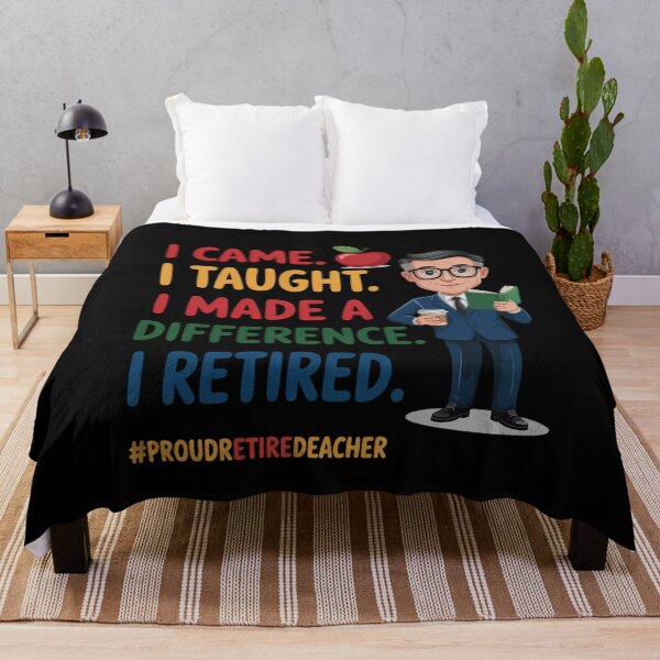 Item preview, I Came I Taught I Made A Difference I Retired Teacher designed and sold by Libbysharts.