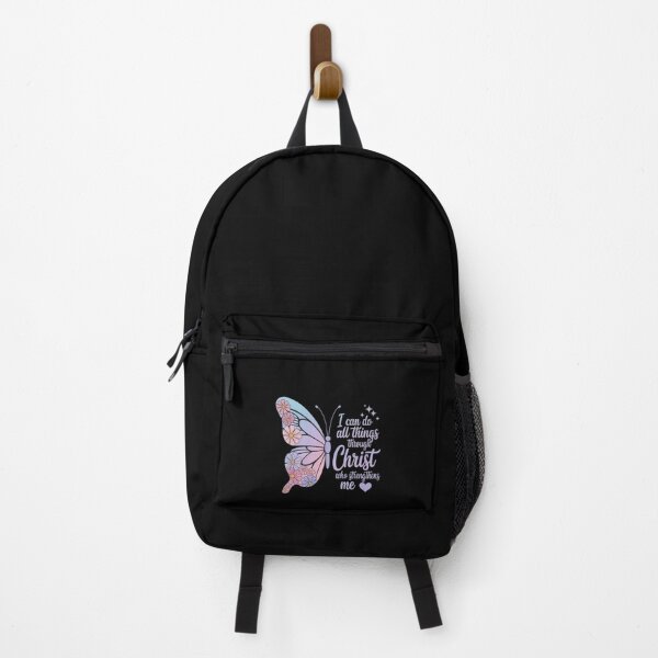 Item preview, I Can Do All Things Through Christ Pretty Butterfly Style designed and sold by Libbysharts.