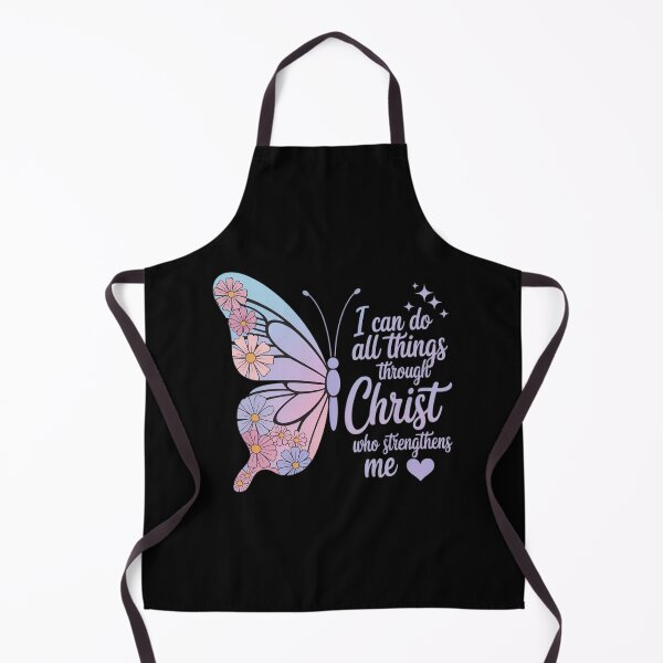 Item preview, I Can Do All Things Through Christ Pretty Butterfly Style designed and sold by Libbysharts.