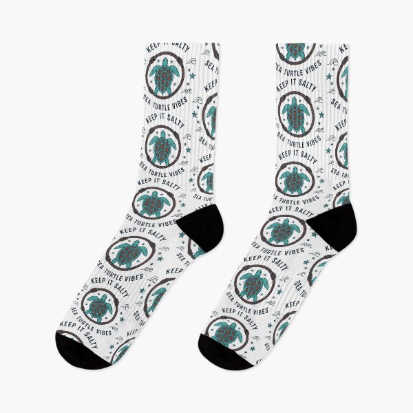 Item preview,  Keep It Salty Nautical Rope Sea Turtle Vibes Tattoo Style designed and sold by zoughlal.