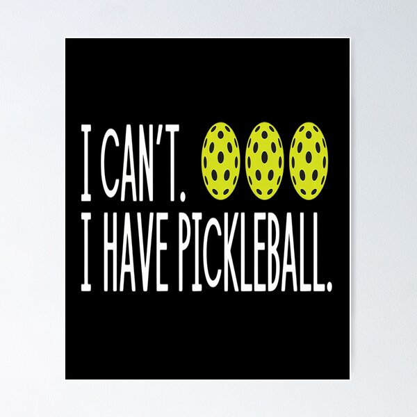 Item preview, No puedo tener Pickleball Lema Amante del Pickleball designed and sold by Libbysharts.