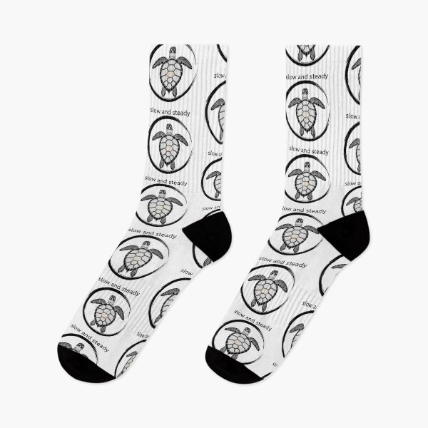 Item preview,  Slow and Steady Zen Enso Circle Ink Wash Turtle designed and sold by zoughlal.