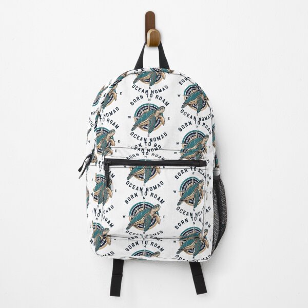 Item preview, Born To Roam Ocean Nomad Compass Nautical Turtle designed and sold by zoughlal.