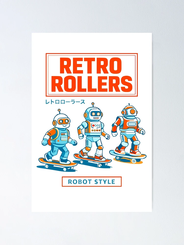 Thumbnail 1 of 3, Poster, Vintage Robot Riders designed and sold by Remy490.