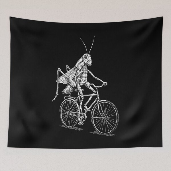 Item preview, Cycling Bicycle Grasshopper Vintage Cyclist Funny Biker designed and sold by GrandeDuc.