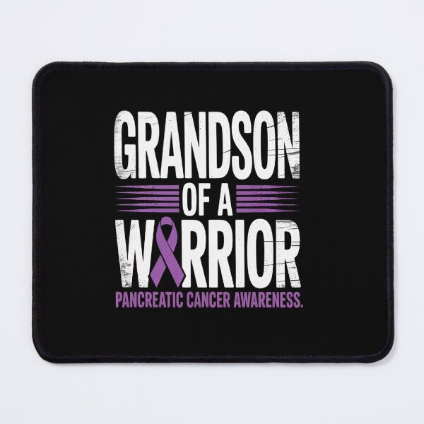 Item preview, Grandson Of A Warrior Shirt, Pancreatic Cancer Grandpa designed and sold by KonopikaaArt.