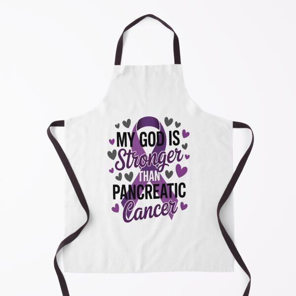 Item preview, God Is Stronger Pancreatic Cancer Awareness Purple designed and sold by KonopikaaArt.