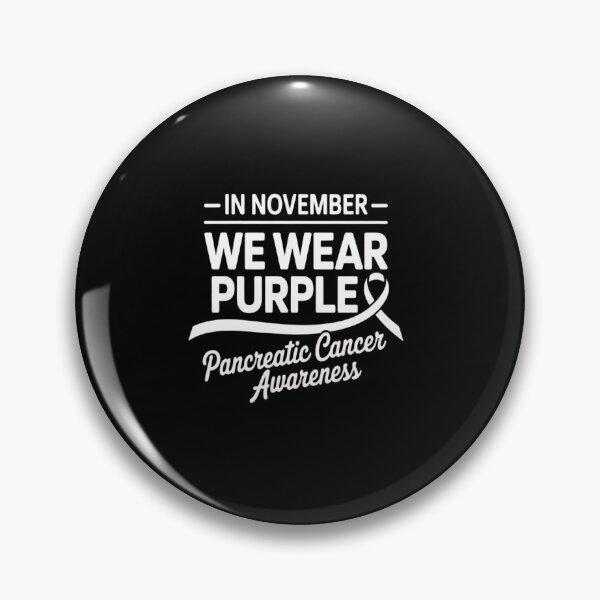 Item preview, Heart In November We Wear Purple Pancreatic Cancer Awareness designed and sold by KonopikaaArt.