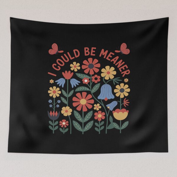 Item preview, I Could Be Meaner designed and sold by Libbysharts.