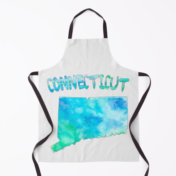 Item preview, Connecticut State Map - Artistic Blue Watercolor Silhouette designed and sold by mashmosh.