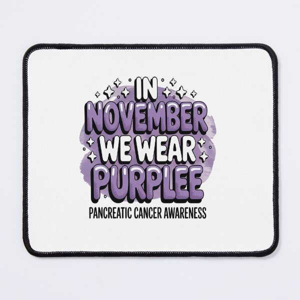 Item preview, Groovy In November We Wear Purple Pancreatic Cancer designed and sold by KonopikaaArt.