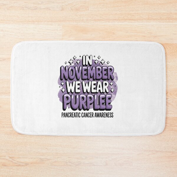 Item preview, Groovy In November We Wear Purple Pancreatic Cancer designed and sold by KonopikaaArt.