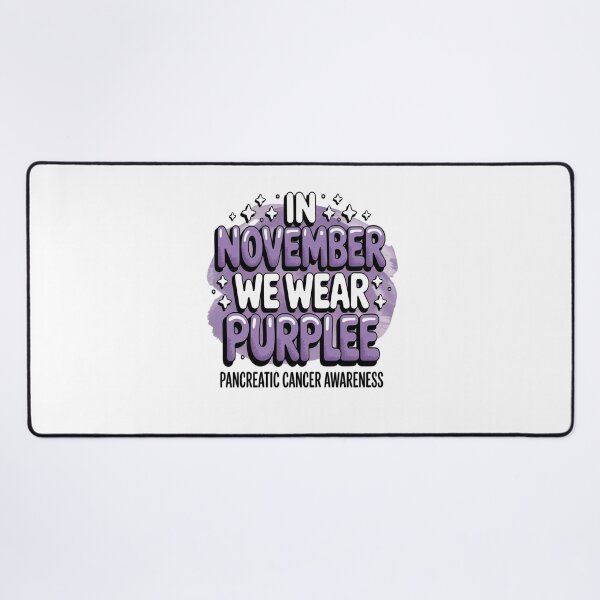 Item preview, Groovy In November We Wear Purple Pancreatic Cancer designed and sold by KonopikaaArt.
