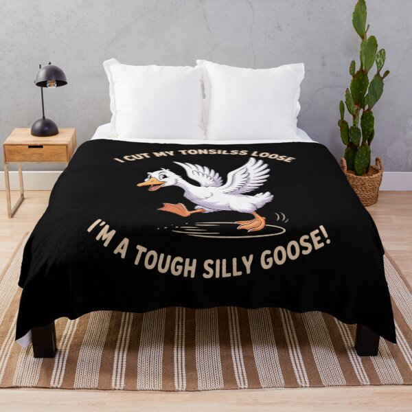 Item preview, I Cut My Tonsils Loose I'm A Tough Silly Goose Quote designed and sold by Libbysharts.