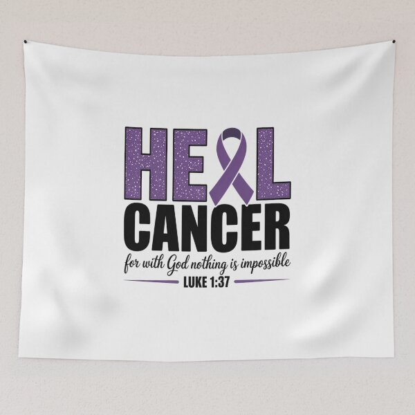 Item preview, Heal Cancer Believe God Pancreatic Cancer Awareness designed and sold by KonopikaaArt.