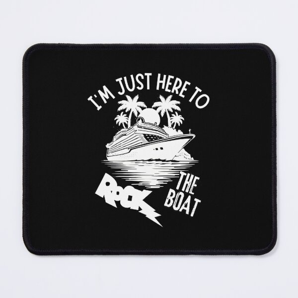 Item preview, I'M Just Here To Rock The Boat Funny Summer Cruise Trip designed and sold by vaharisanic.