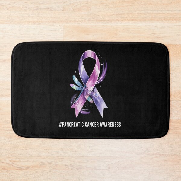 Item preview, Hippie Dragonfly Purple Ribbon Pancreatic Cancer Awareness designed and sold by KonopikaaArt.