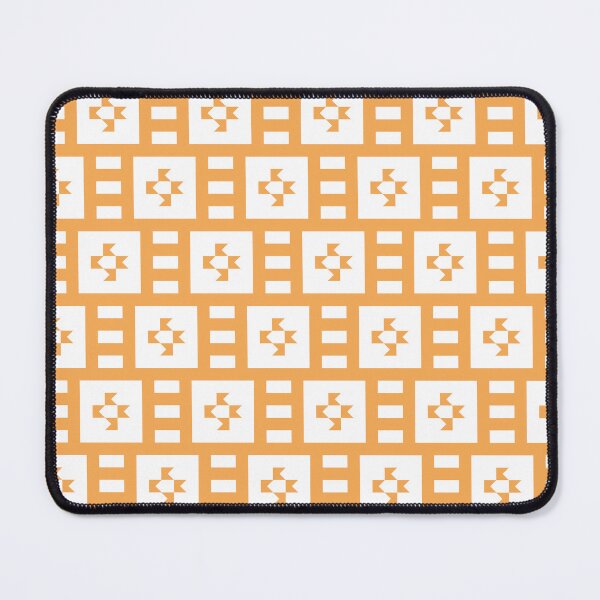 Item preview, Light Orange and White Victorian Tiles Geometric designed and sold by shadowbright.