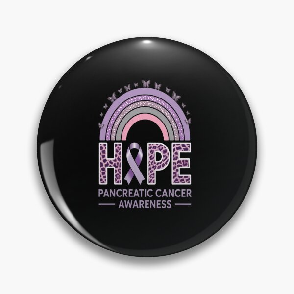 Item preview, Hope Leopard Rainbow Pancreatic Cancer Awareness Support designed and sold by KonopikaaArt.