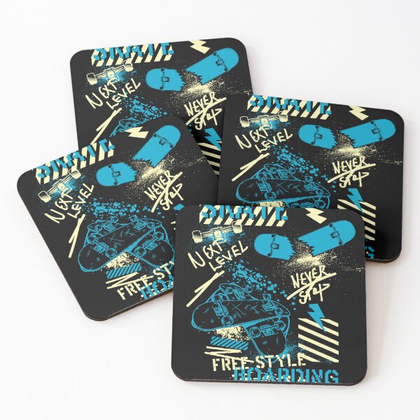 Item preview, skate boarding never stop designed and sold by Priya Innovation.