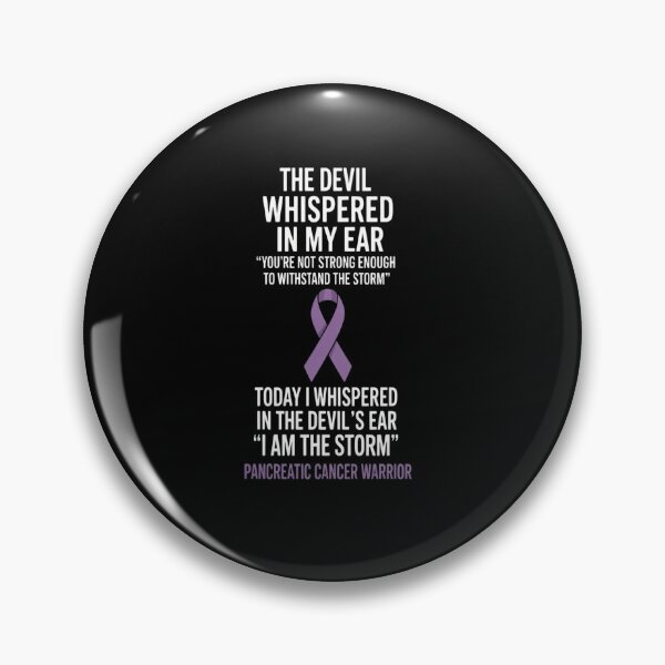 Item preview, I Am The Storm Pancreatic Cancer Awareness Warrior designed and sold by KonopikaaArt.