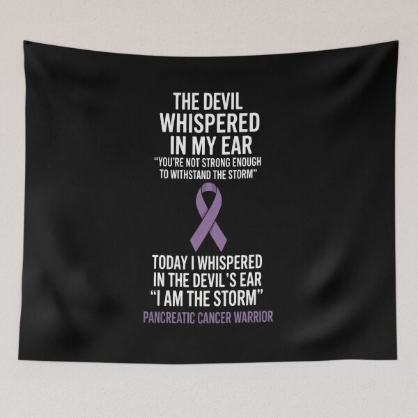 Item preview, I Am The Storm Pancreatic Cancer Awareness Warrior designed and sold by KonopikaaArt.