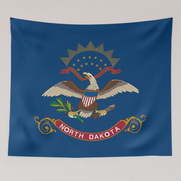 Item preview, North Dakota flag designed and sold by rheyes.