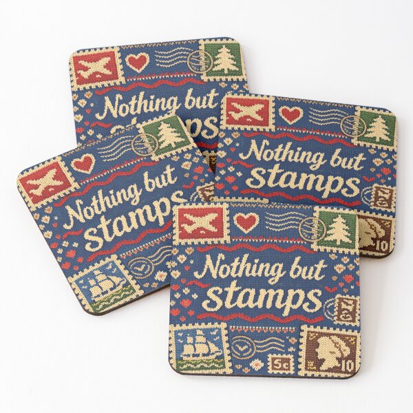 Item preview, Nothing but stamps, a great knitting pattern for philatelists designed and sold by Mauswohn.