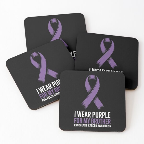 Item preview, I Wear Purple For My Brother Pancreatic Cancer Awareness designed and sold by KonopikaaArt.