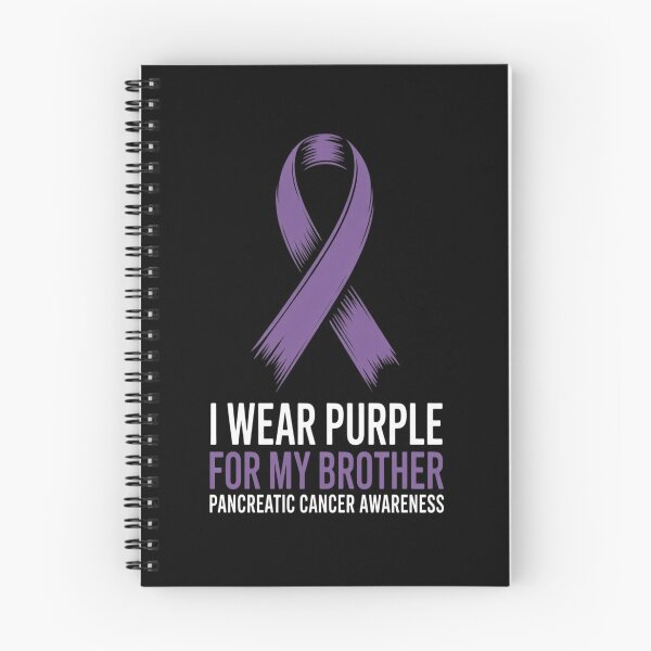 Item preview, I Wear Purple For My Brother Pancreatic Cancer Awareness designed and sold by KonopikaaArt.