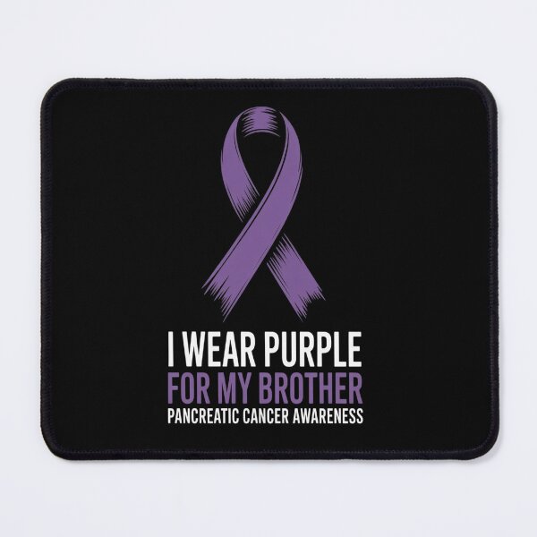 Item preview, I Wear Purple For My Brother Pancreatic Cancer Awareness designed and sold by KonopikaaArt.