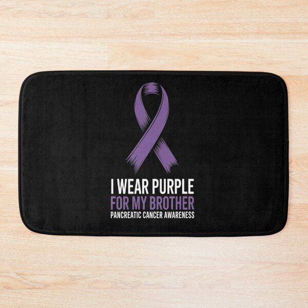 Item preview, I Wear Purple For My Brother Pancreatic Cancer Awareness designed and sold by KonopikaaArt.