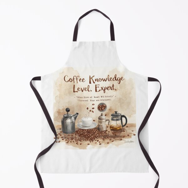 Item preview, Coffee Knowledge Level Expert – Funny Coffee Snob Quote designed and sold by ChameraDesign.